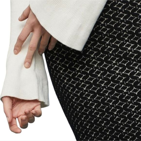 Maeve x Anthropologie Samantha Knit Exposed Zip Back Skirt Size Small - Picture 3 of 12